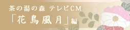 茶の湯の森 テレビCM「花鳥風月」編